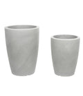  Farmet Kunststoff-Topf-Set Hydra, Konisch, Grau, 2-teilig