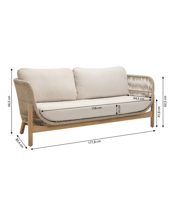  Dehner Sofa Portofino, 2-Sitzer