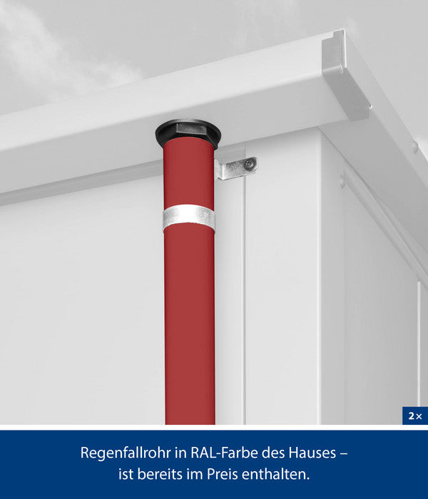  Hörmann Berry-Gerätehaus Classic-S Typ 3, Ca. B323,6/H219,4/T247,7 Cm