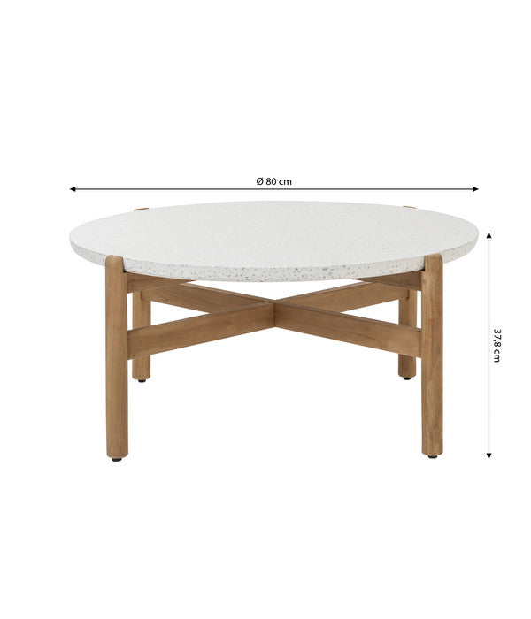  Dehner Tisch Portofino, Ca. Ø80/H37,8 Cm