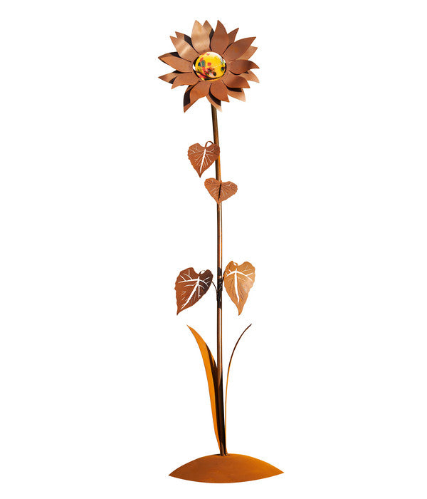  Ferrum Glas-Blume Sonnenblume, Ca. H156 Cm