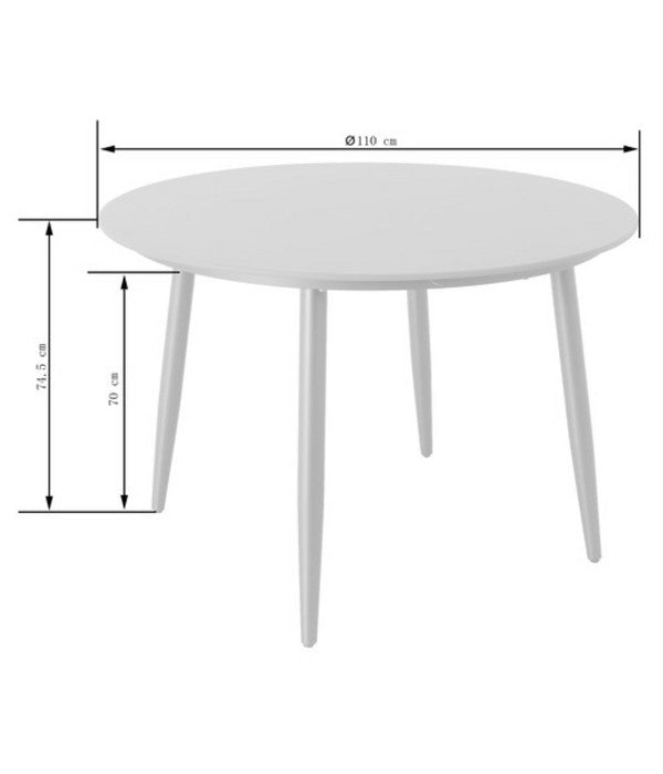  Dehner Tisch Delphi, Ca. Ø110/H74,5 Cm