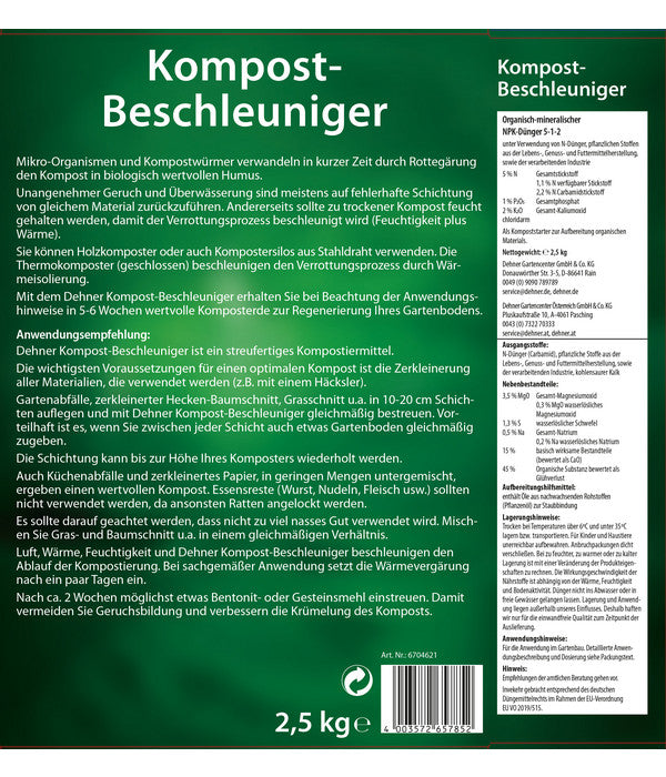  Dehner Kompost-Beschleuniger, 2,5 Kg