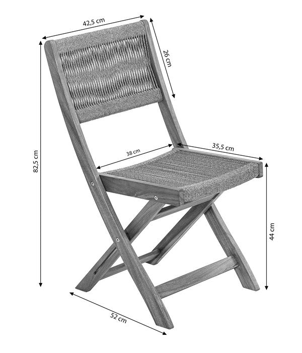  Dehner Klappstuhl Macao Rope