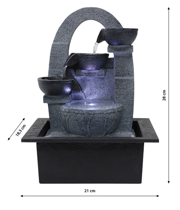  Dehner Polyresin-Zimmerbrunnen Skleda