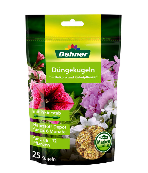  Dehner Düngekugeln Für Balkon- Und Kübelpflanzen, 25 Kugeln