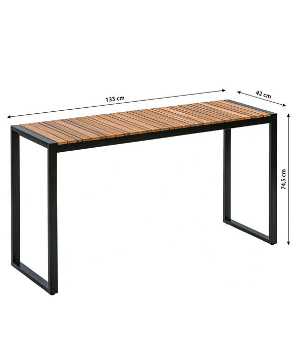  Dehner Balkontisch Chicago Wood, Ca. B133/H74,5/T42 Cm