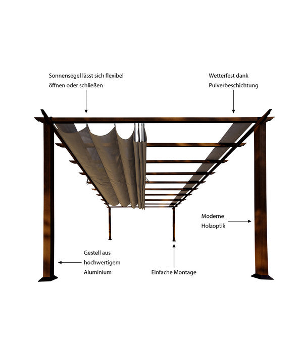  Paragon Outdoor Pavillon Florenz, Ca. B505/H236/T350 Cm