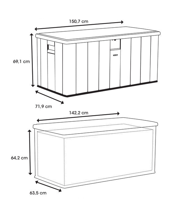  Lifetime Kissenbox Harmony, 570 L