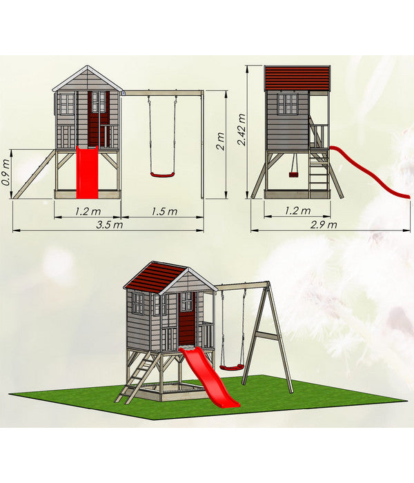 Wendi Toys Spielhaus Alpaka