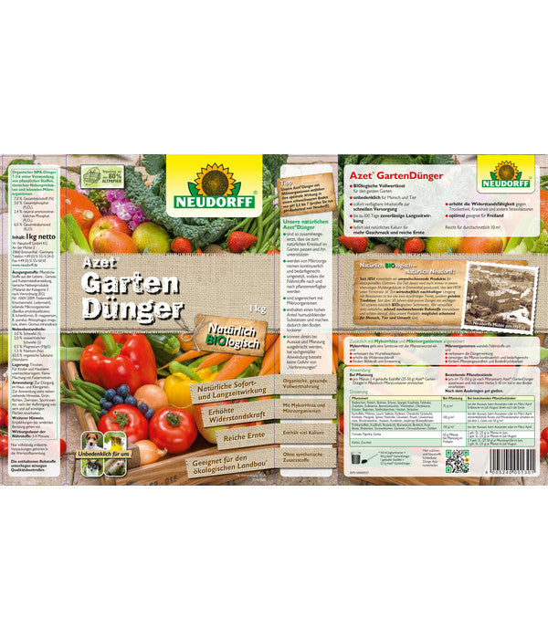  Neudorff® Azet® Gartendünger, 1 Kg
