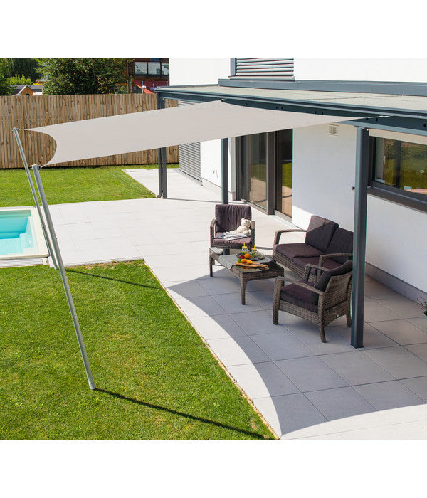  Windhager Sonnensegel Cannes, Quadratisch, Ca. B400/T400 Cm