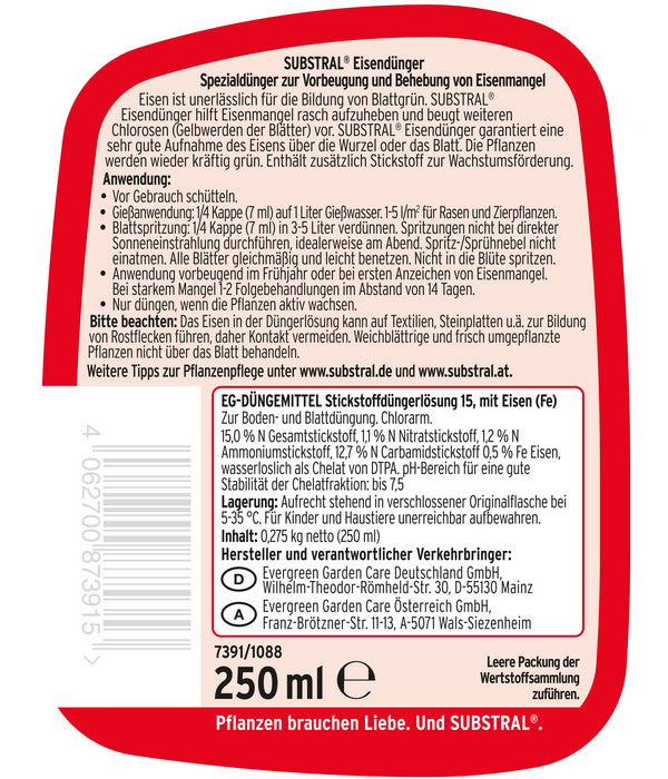  Substral® Eisendünger, 250 Ml