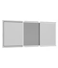  Hecht Schiebefenster Comfy Slide, Ca. B75/H100/T0,9 Cm
