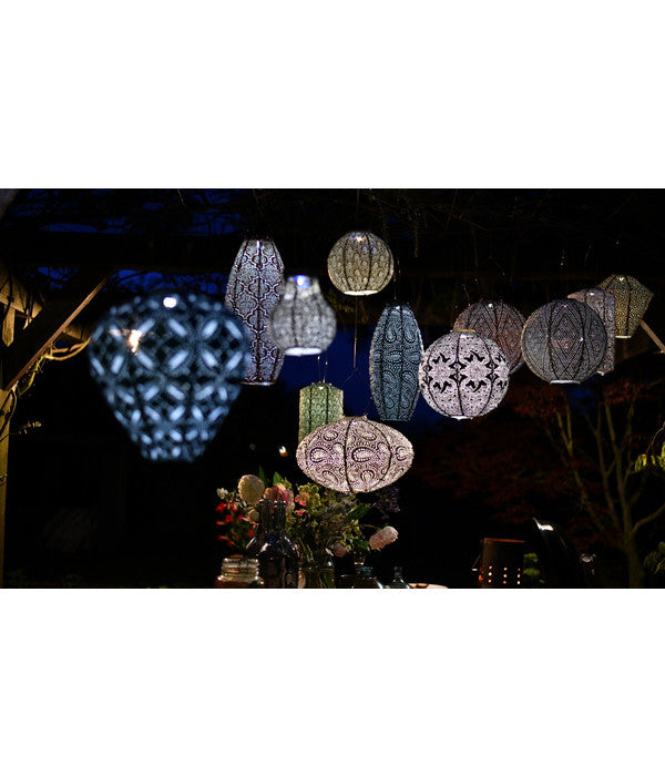  Lumiz Solar-Lampion Round Ikat, Ca. Ø30/H29 Cm