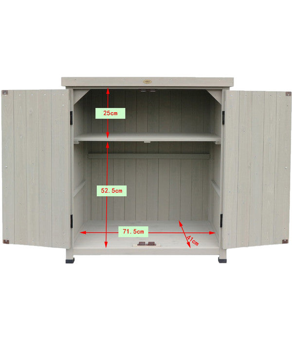  Habau Gartenschrank Laura