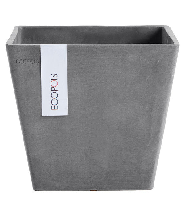  Ecopots Kunststoff-Topf Rotterdam, Quadratisch
