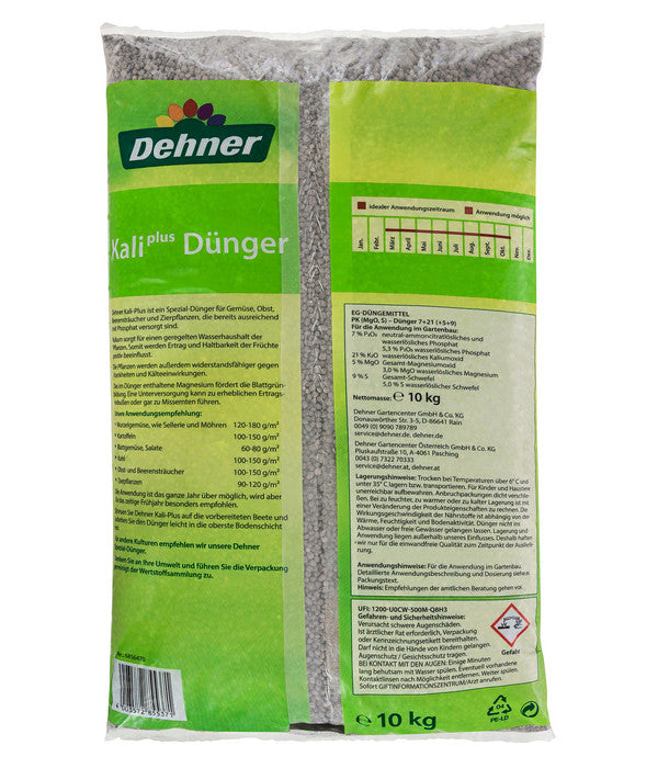  Dehner Kali-Plus Dünger, 10 Kg