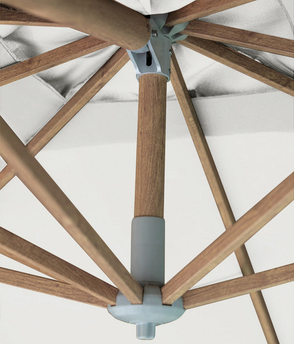  Dehner Ampelschirm Zypern, Holzoptik, Quadratisch, Ca. B300/T300 Cm