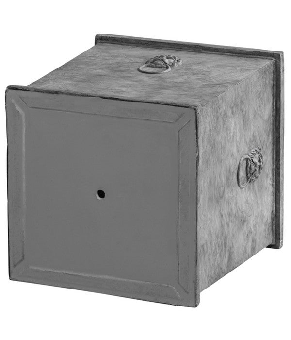  Dehner Leichtbeton-Topf Windsor, Quadratisch, Grau