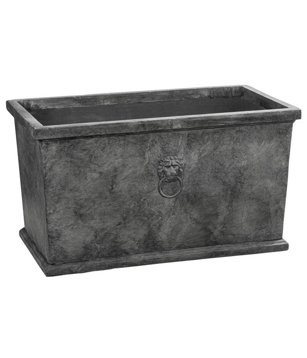 Dehner Leichtbeton-Kasten Windsor, Rechteckig, Grau