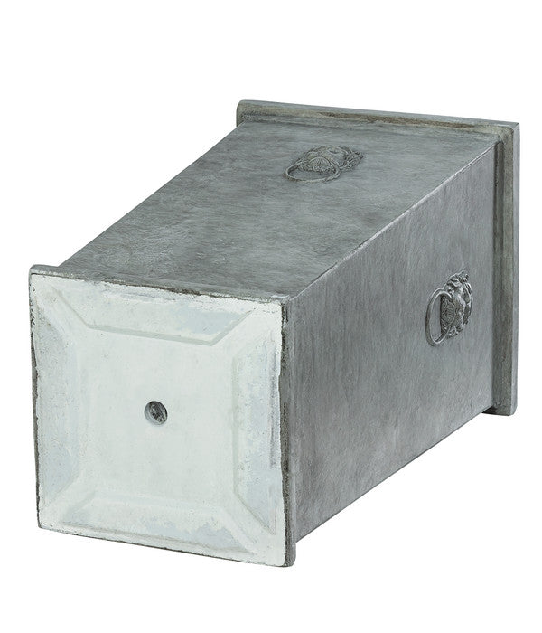  Dehner Leichtbeton-Topf Windsor, Eckig, Grau