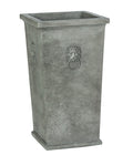  Dehner Leichtbeton-Topf Windsor, Eckig, Grau