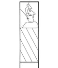  Dehner Metall-Spalier Gesichter, Ca. H150 Cm
