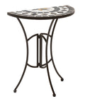  Dehner Mosaiktisch Diana Halbrund, Ca. B60/H72,5/T31,5 Cm