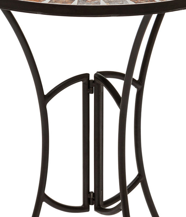  Dehner Mosaiktisch Grazia Halbrund, Ca. B60/H72,5/T31,5 Cm