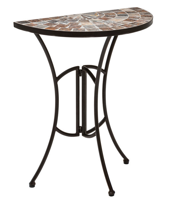  Dehner Mosaiktisch Grazia Halbrund, Ca. B60/H72,5/T31,5 Cm