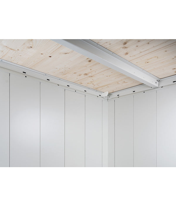  Biohort Gerätehaus Neo 2D, Silber/dunkelgrau