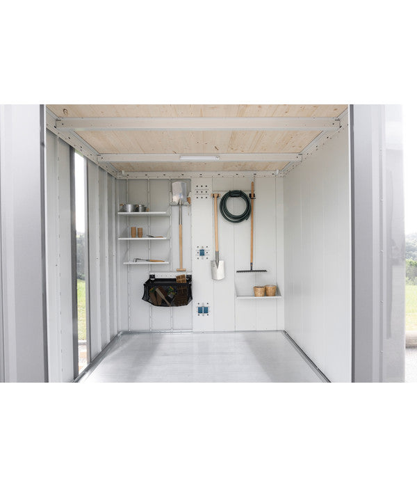  Biohort Gerätehaus Neo 2D, Silber/quarzgrau