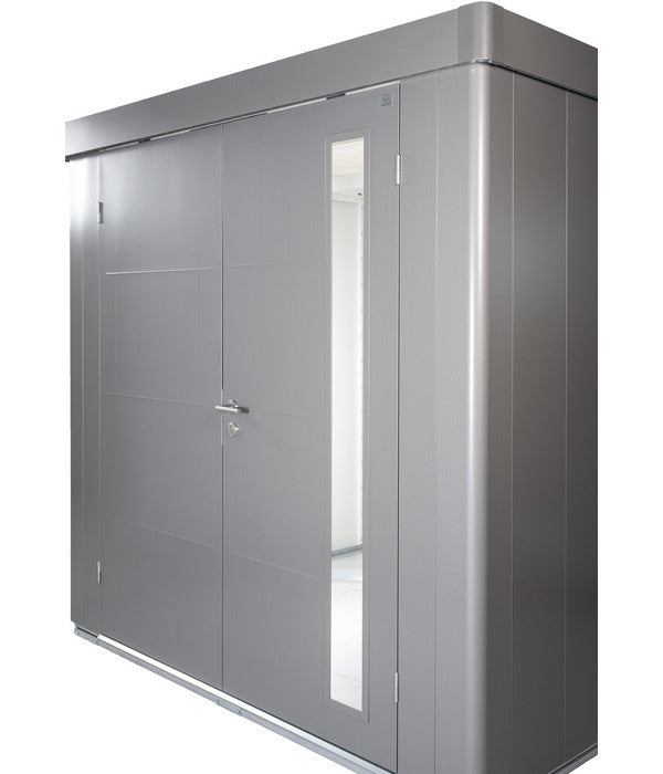  Biohort Gerätehaus Neo 2D, Dunkelgrau/quarzgrau