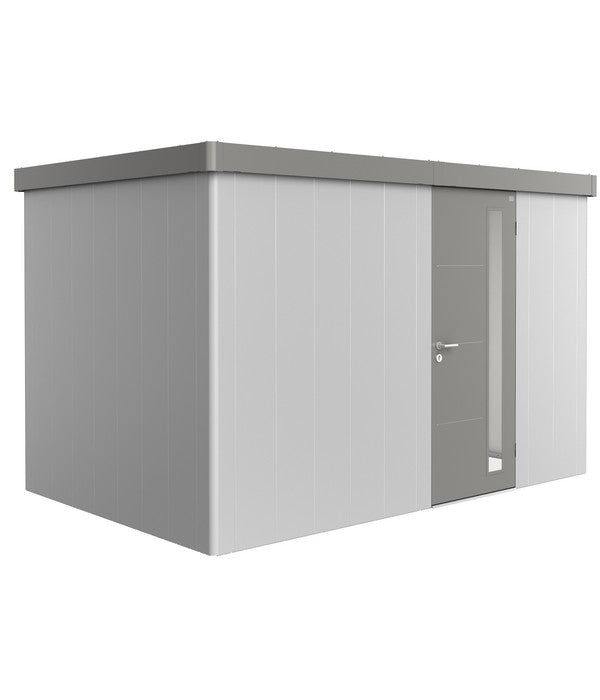  Biohort Gerätehaus Neo 2D, Silber/quarzgrau