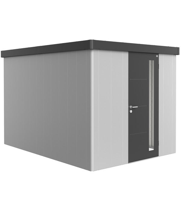  Biohort Gerätehaus Neo 4B, Silber/dunkelgrau