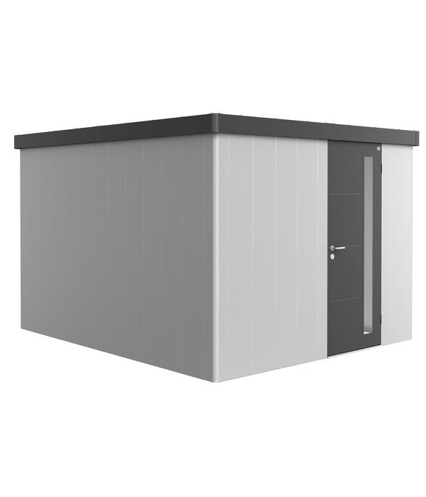  Biohort Gerätehaus Neo 4C, Silber/dunkelgrau
