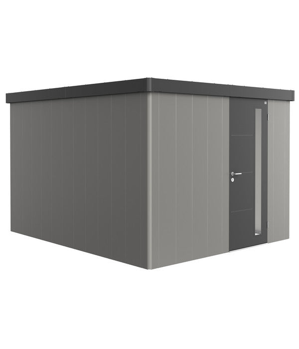  Biohort Gerätehaus Neo 4C, Quarzgrau/dunkelgrau