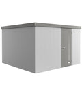  Biohort Gerätehaus Neo 4D, Silber/quarzgrau
