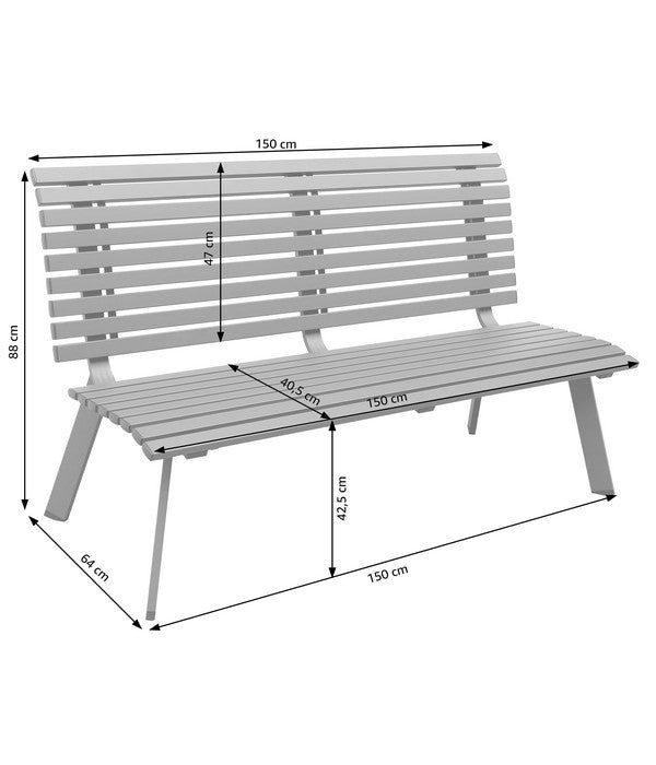  Dehner Bank London, 3-Sitzer