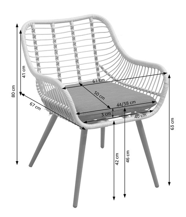  Dehner Gartenstuhl Venezia