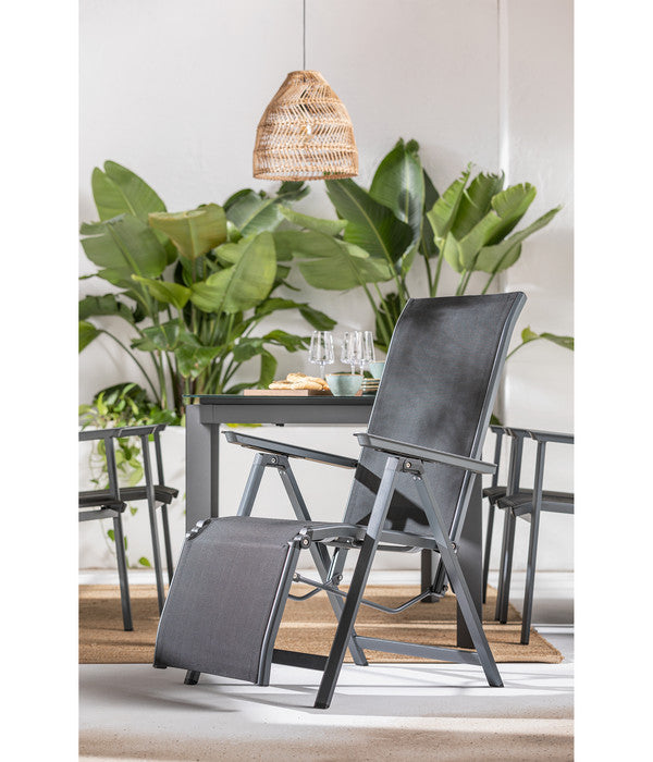  Dehner Relaxsessel Cleveland, Dunkelgrau