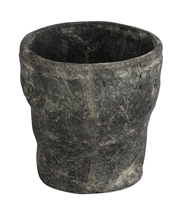  Dehner Keramik-Übertopf Nature Earth, Konisch, Grau, Ca. Ø14 Cm