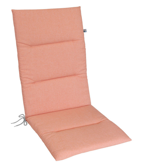  KETTtex Hochlehnerpolster Lindos Peach, Ca. B120/H4/T50 Cm