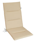  KETTtex Hochlehnerpolster Lindos Beige, Ca. B120/H4/T50 Cm