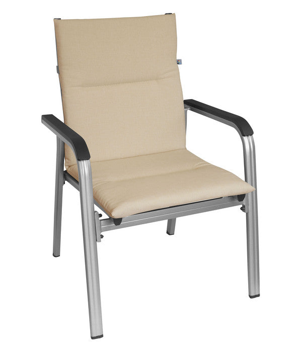  KETTtex Niederlehnerpolster Lindos Beige, Ca. B100/H4/T50 Cm