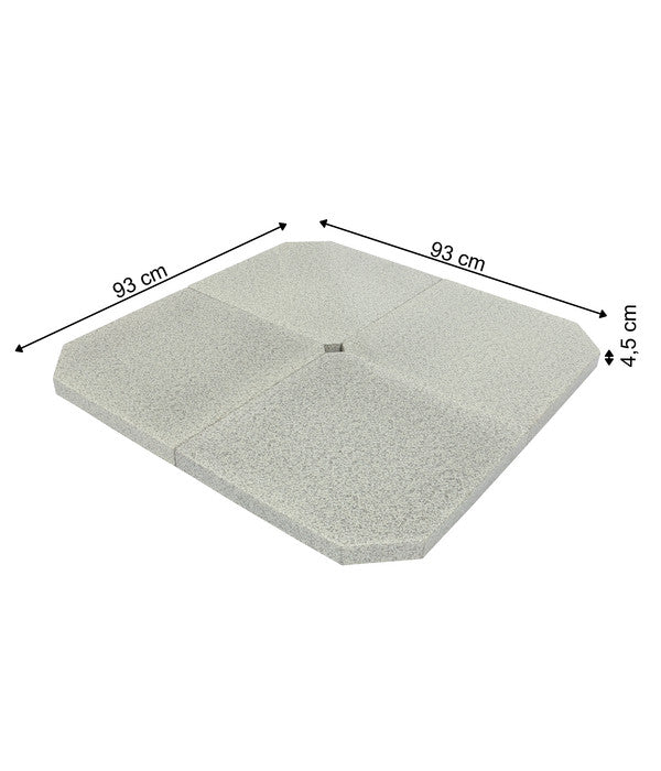  Dehner Schirmständer-Platte, 30 Kg