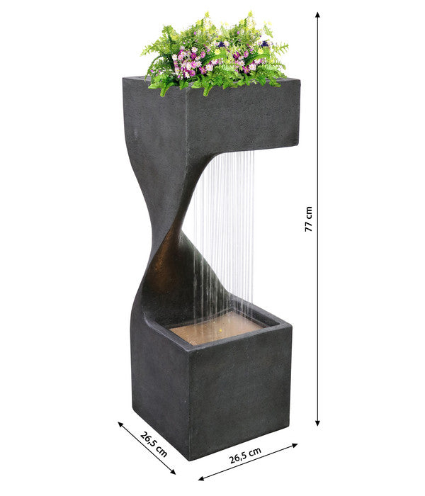  Dehner Polyresin-Gartenbrunnen Seoul, Ca. H77 Cm