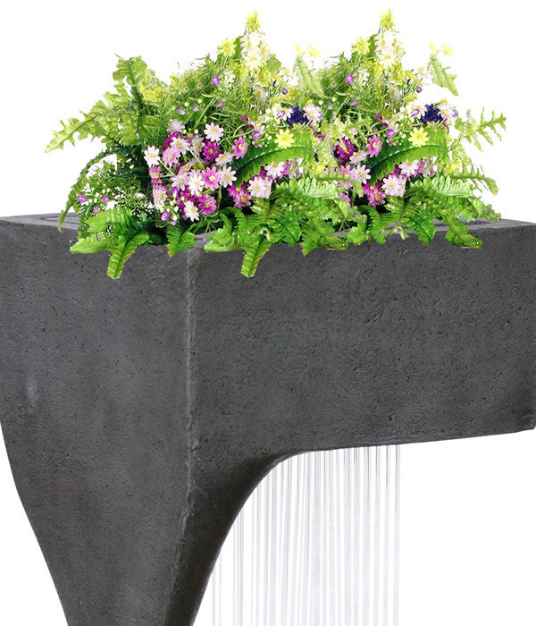  Dehner Polyresin-Gartenbrunnen Seoul, Ca. H77 Cm