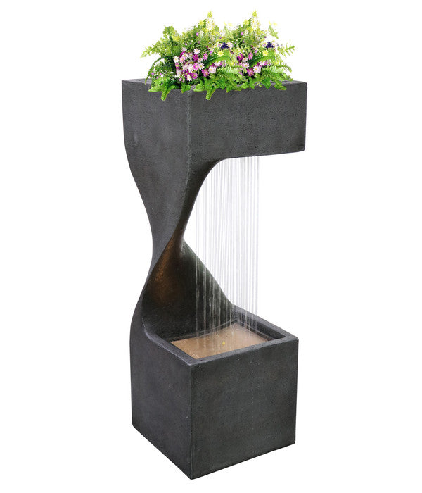  Dehner Polyresin-Gartenbrunnen Seoul, Ca. H77 Cm